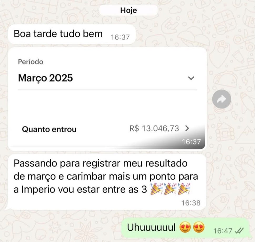 Depoimento de uma Magnífica no WhatsApp