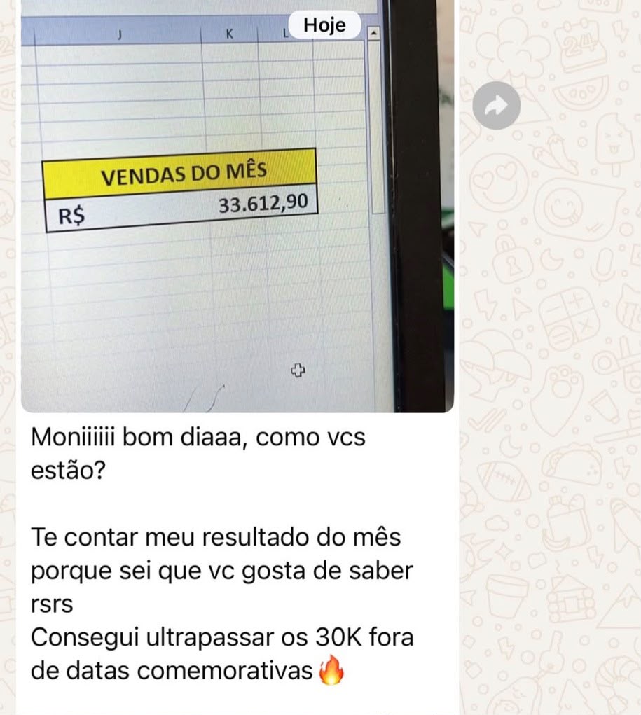 Depoimento de uma Magnífica no WhatsApp